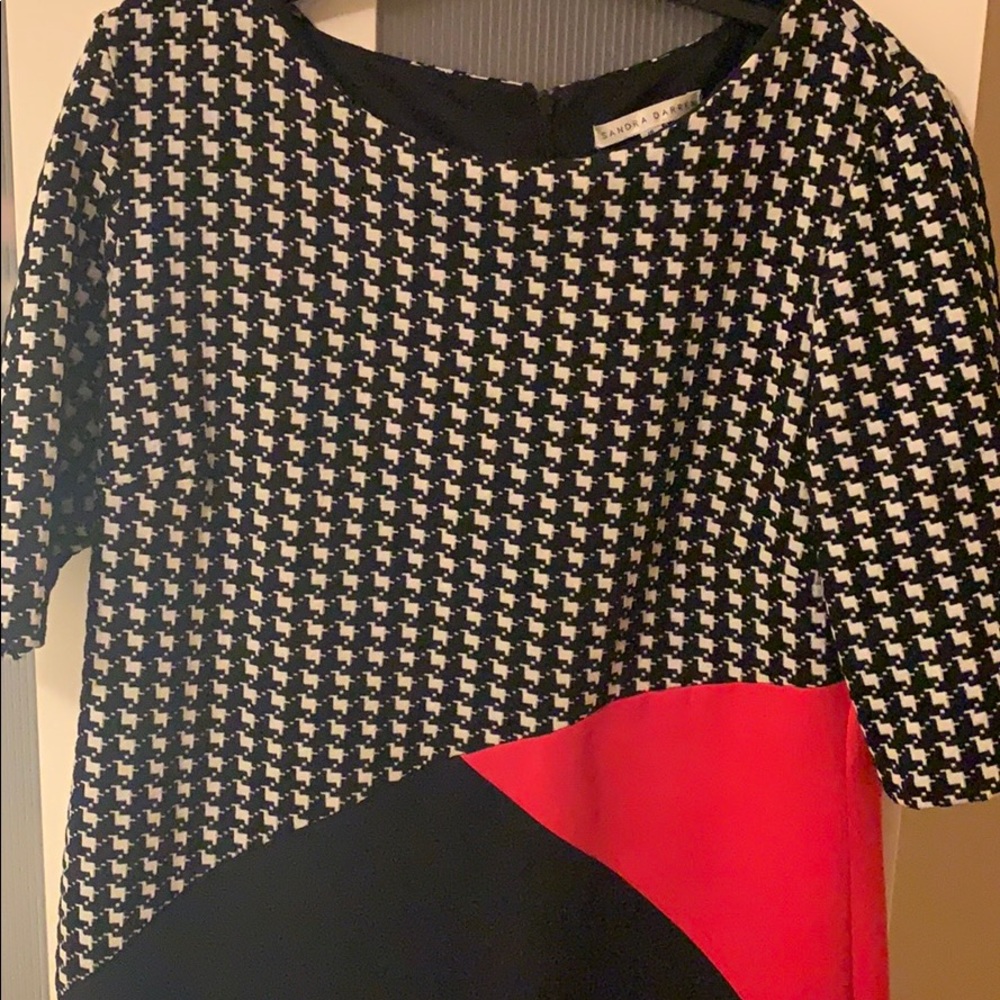 Elegant checkered dress